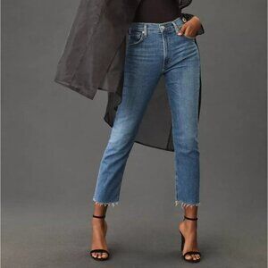 Citizens of Humanity Vintage Premium 5 Button Raw Hem Bootcut Jeans Size 26